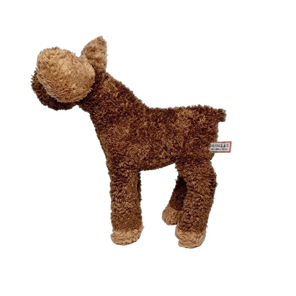 Douglas The Cuddle Toy Chocolate Brown Moose Bean Plush 8 Inch Stuffed Animal - Picture 2 of 8